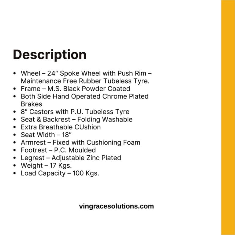 Vin Grace Manual Wheelchair