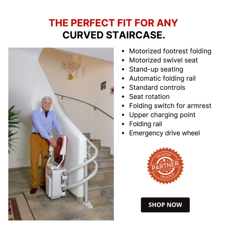 Alpha Classic Line Curved Stairlifts